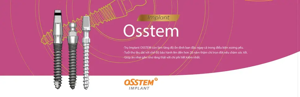 Trụ Implant Osstem Hàn Quốc Gần Đây Uy Tín